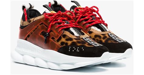 versace sneakers cheetah print|Versace shoes pre order.